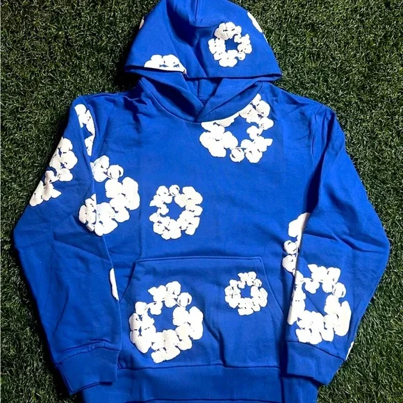 Denim Tears | Shirts | Denim Tears Blue Hoodie | Poshmark